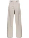 Dion Lee Cut-out Wool Tousers In Neutrals