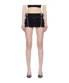 Dion Lee Denim Toolbelt Skirt In Black