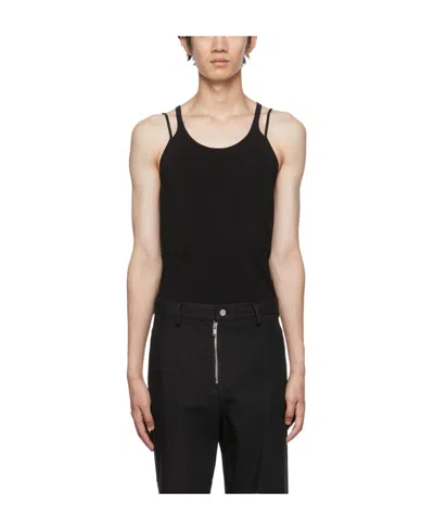 Dion Lee Density Double-strap Tank Top In Black