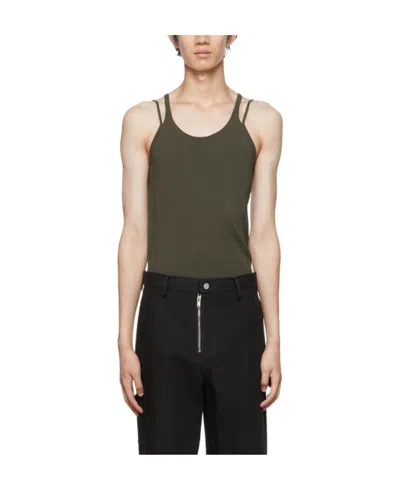 Dion Lee Density Double-strap Tank Top In Black