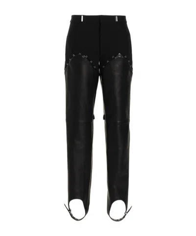 Dion Lee Detachable Stirrup Trousers In Black