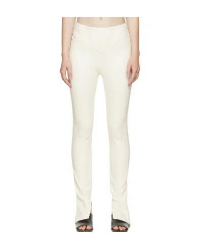 Dion Lee Double Arch Corset Trousers In White