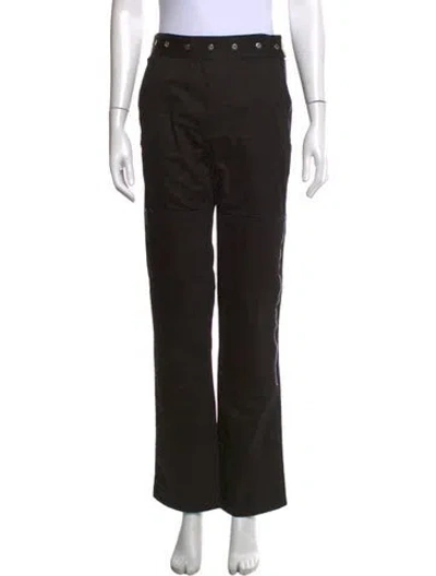 Pre-owned Dion Lee Flared Pants In Black