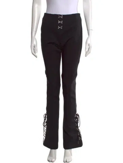 Pre-owned Dion Lee Flared Pants In Black