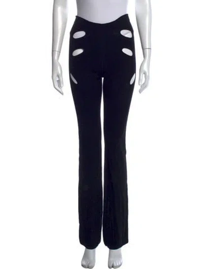 Pre-owned Dion Lee Flared Pants In Black