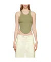 Dion Lee Khaki Float Tank Top In Nude