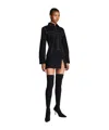 Dion Lee Frame High-waist Miniskirt In Black