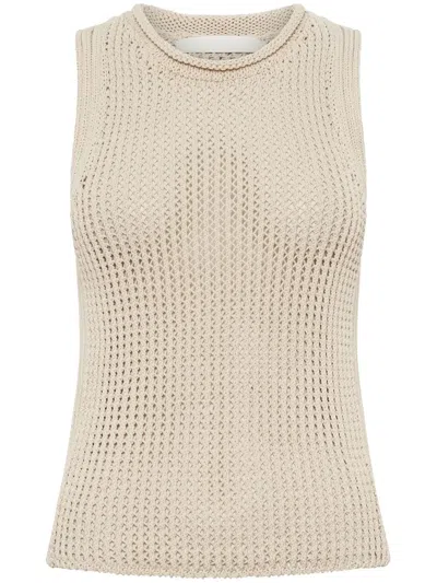 DION LEE GRID MESH TANK TOP