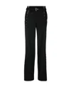 Dion Lee Hook-detailed Wide Leg Trousers In Black