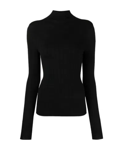 Dion Lee Intarsia-detail Knit Jumper In Black