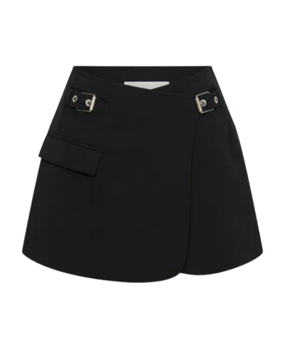 Dion Lee Interlock Blazer Mini Skirt In Black