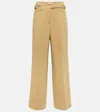 Dion Lee Interlock Wide-leg Pants In Khaki