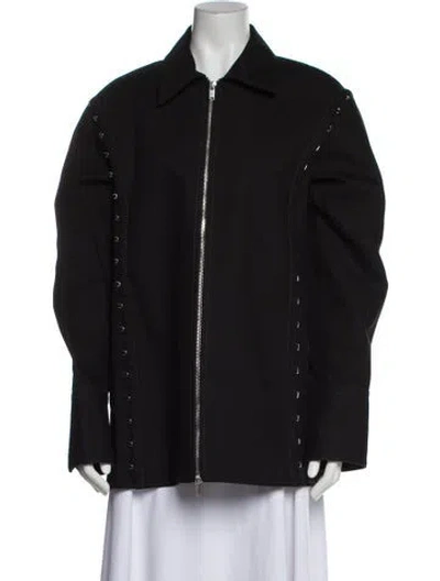 Pre-owned Dion Lee Jacket In Black