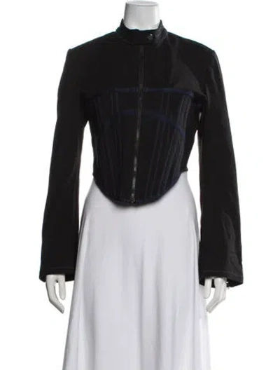 Pre-owned Dion Lee Jacket In Black
