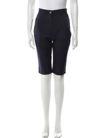 Pre-owned Dion Lee Knee-length Shorts In Blue