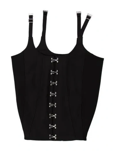 Pre-owned Dion Lee Knee-length Skirt In Black