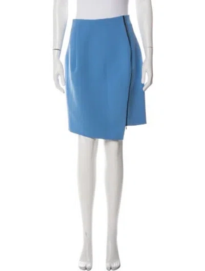 Pre-owned Dion Lee Knee-length Skirt In Blue