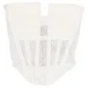 Dion Lee Lace Pocket Corset Top In White Viscose In White
