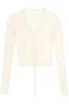 DION LEE LACE-UP CARDIGAN