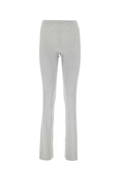 DION LEE LIGHT GREY POLYESTER BLEND PANT