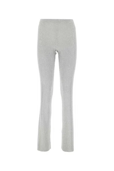 DION LEE LIGHT GREY POLYESTER BLEND PANT