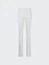 Dion Lee Ribbed-knit Slip-on Trousers In Silver