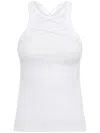 Dion Lee Lock Drawstring Tank Top In Weiss