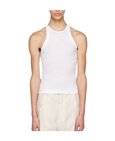 Dion Lee Lock Drawstring Tank Top In White