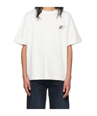 Dion Lee Logo-print Cotton T-shirt In White
