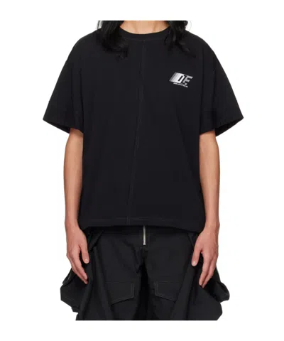 Dion Lee Logo-print Organic-cotton T-shirt In Black