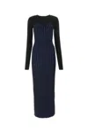 Dion Lee Two-tone Corset Dress In Blue