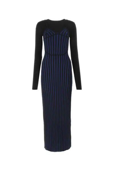 Dion Lee Long Dresses. In Blue