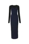 Dion Lee Two-tone Corset Dress In Blue