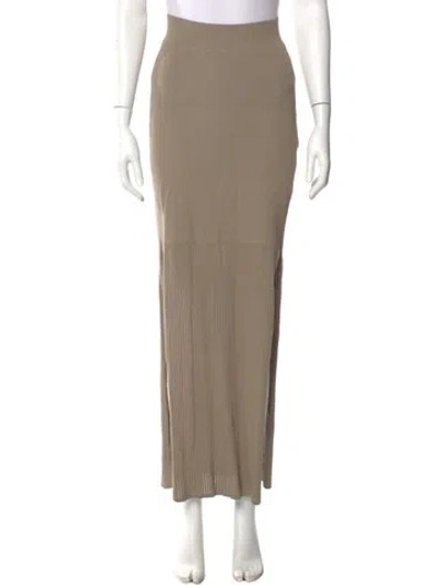 Pre-owned Dion Lee Long Skirt In Neutral