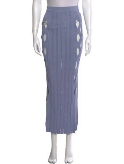 Pre-owned Dion Lee Long Skirt W/ Tags In Purple