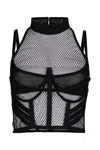 Dion Lee Halterneck Mesh Cut-out Strap Top
