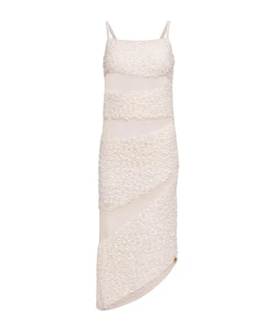 Dion Lee Mesh-stitched Dress In Pink