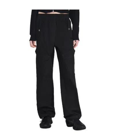 Dion Lee Middle Waist Overalls And Casual Trousers In Black