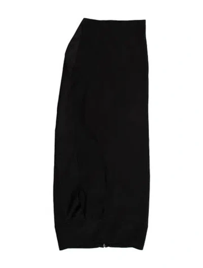 Pre-owned Dion Lee Midi Length Skirt In Black