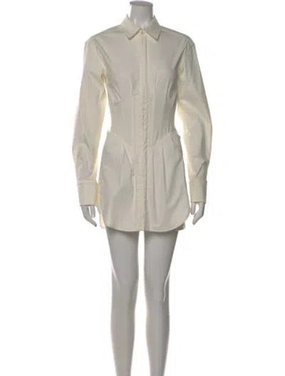 Pre-owned Dion Lee Mini Dress W/ Tags In White