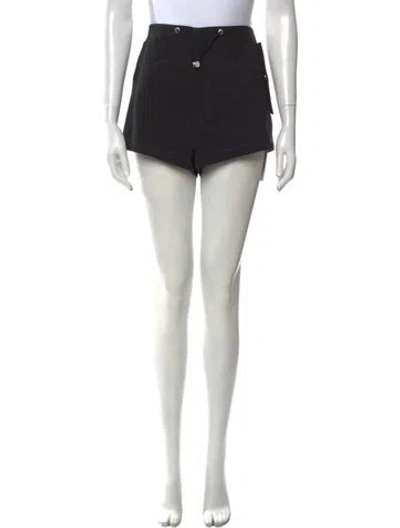 Pre-owned Dion Lee Mini Shorts In Black
