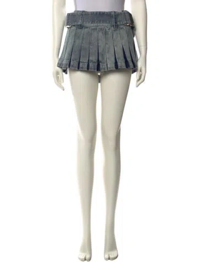 Pre-owned Dion Lee Mini Skirt In Neutral