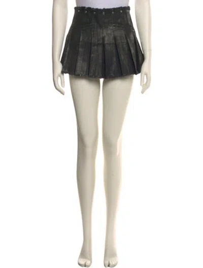 Pre-owned Dion Lee Mini Skirt In Neutral