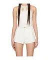 Dion Lee Mobius Loop Cut-out Tank Top In White