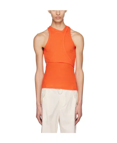 Dion Lee Modular Cotton Tank In Nude