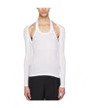 Dion Lee Modular Open-back Tank Top In White