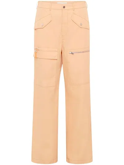 Dion Lee Multi-pocket Slouched Trousers In Brown