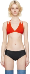 Dion Lee Orange Modular Butterfly Camisole In Flame