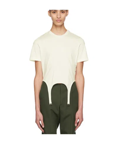 Dion Lee Organic Cotton Garter T-shirt In White