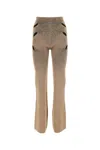 Dion Lee Biscuit Viscose Blend Pant In Brown